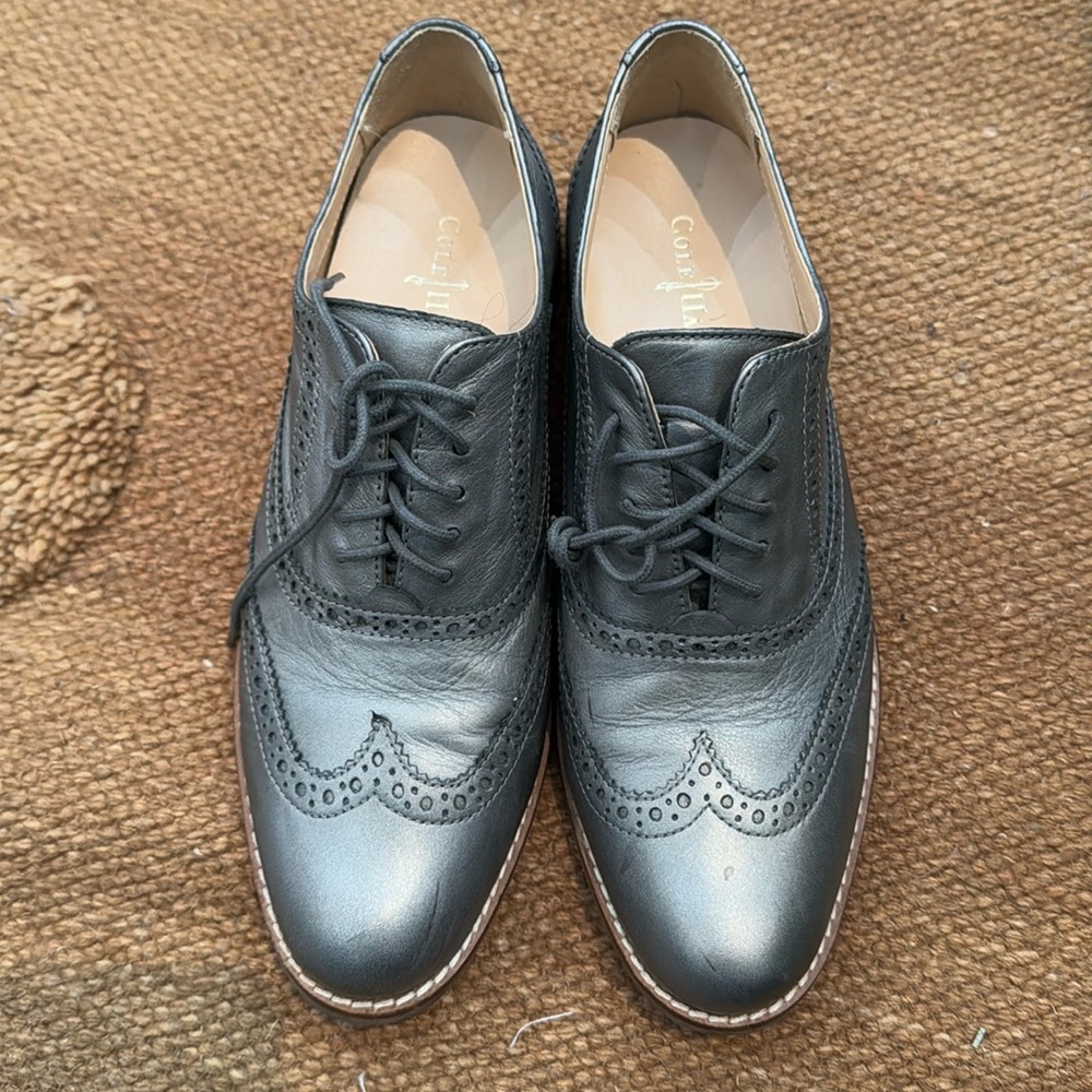 Cole Haan Women’s Oxford Shoes in Metallic Silver